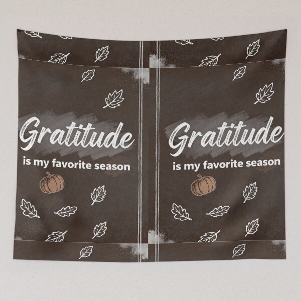 Item preview, Gratitude Is My Favorite Season – Heartfelt Fall Quote for Journals, Shirts & Home Décor designed and sold by VibeCraftique.