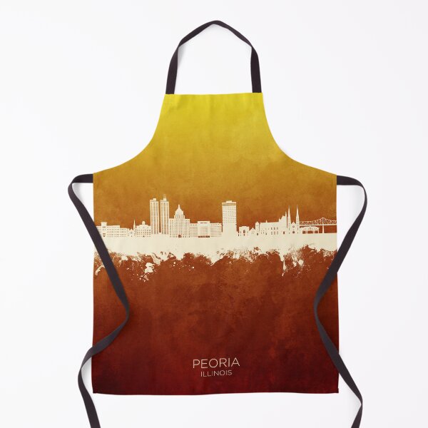 Item preview, Peoria Illinois Skyline designed and sold by ArtPrints.
