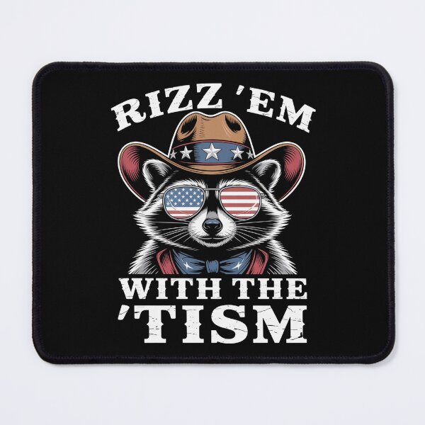 Item preview, Rizz Em With The Tism Raccoon Autism  designed and sold by Veroniadic.