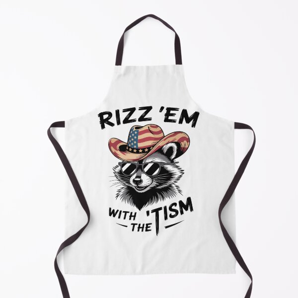 Item preview, Rizz Em With The Tism Raccoon Autism Awareness Support designed and sold by Veroniadic.