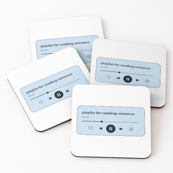 Item preview, playlist for reading romance (music player) (light blue version) designed and sold by Hi-kari.