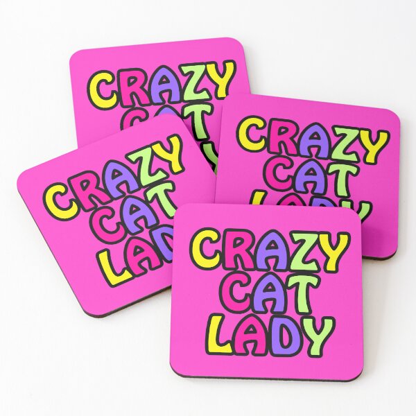 Item preview, Crazy Cat Lady Text designed and sold by MoonMonkeyNbear.