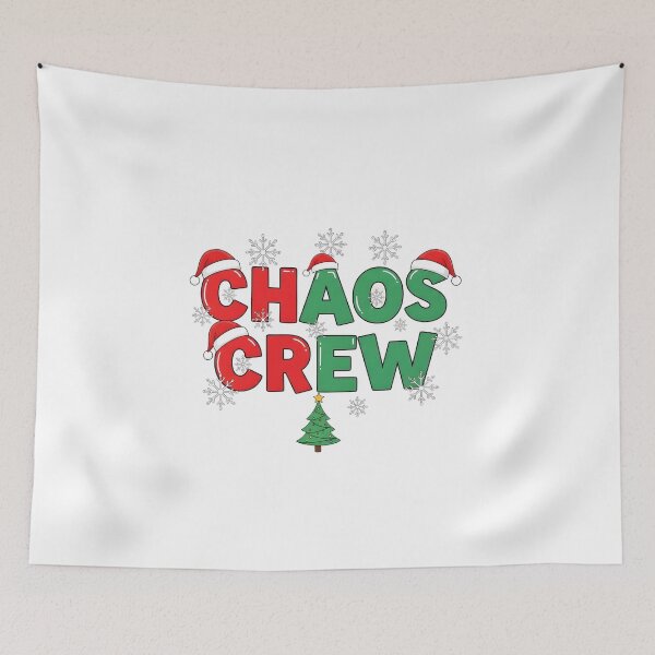 Item preview, Matching Christmas Chaos Crew Family T-Shirt designed and sold by Egyptian king ⭐⭐⭐⭐⭐.