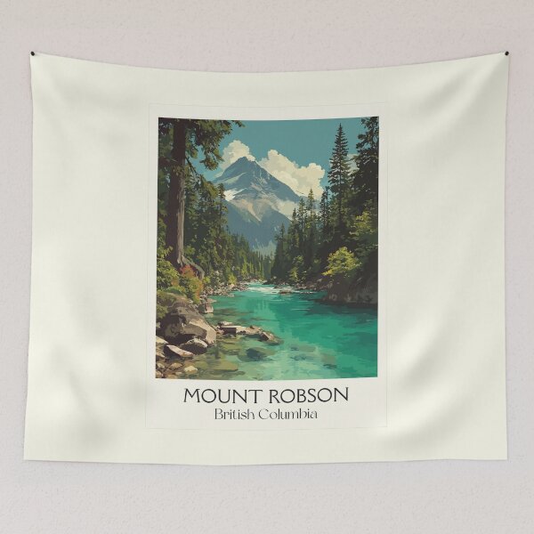 Item preview, Mount Robson BC | Highest Peak in the Canadian Rockies Art designed and sold by TuncGK.