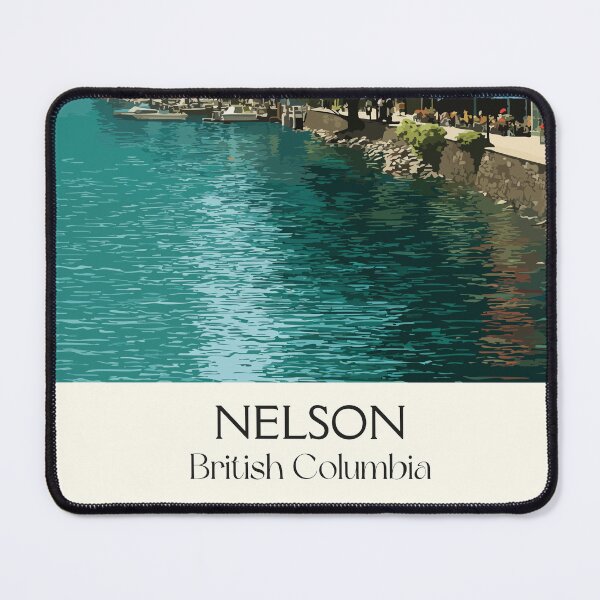 Item preview, Nelson British Columbia | Kootenay Lake Heritage Town Art designed and sold by TuncGK.