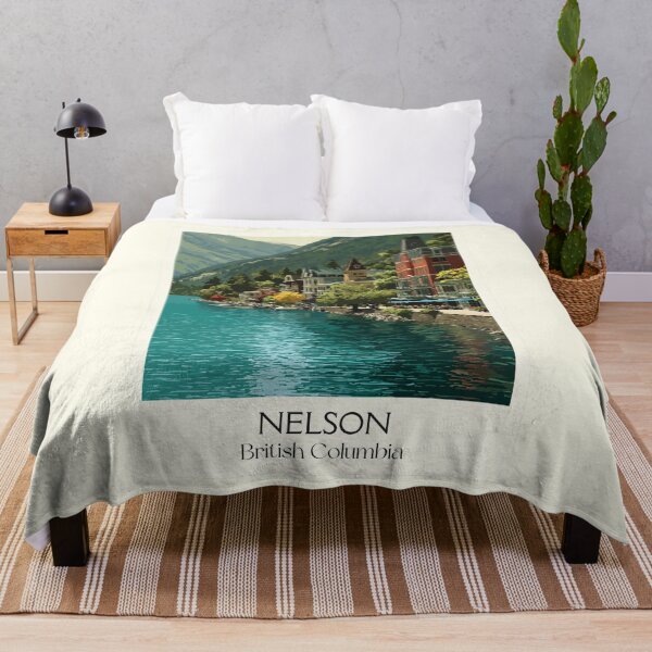 Item preview, Nelson British Columbia | Kootenay Lake Heritage Town Art designed and sold by TuncGK.
