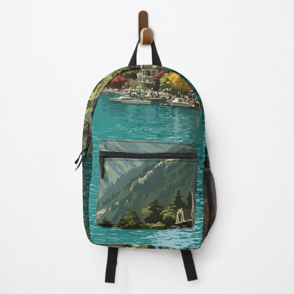 Item preview, Nelson British Columbia | Kootenay Lake Heritage Town Art designed and sold by TuncGK.