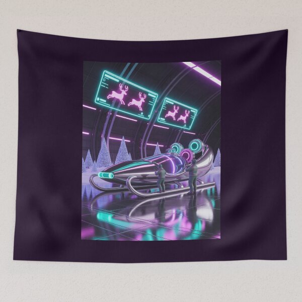Item preview, Cyber Sleigh Hangar designed and sold by McVrax.