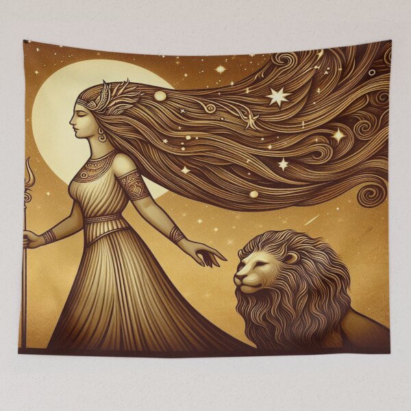 Item preview, Ishtar (Inanna), goddess of love, war, fertility and life, Lion of Babylon, Mesopotamia, ancient civilization, cradle of civilization designed and sold by Redbdon.