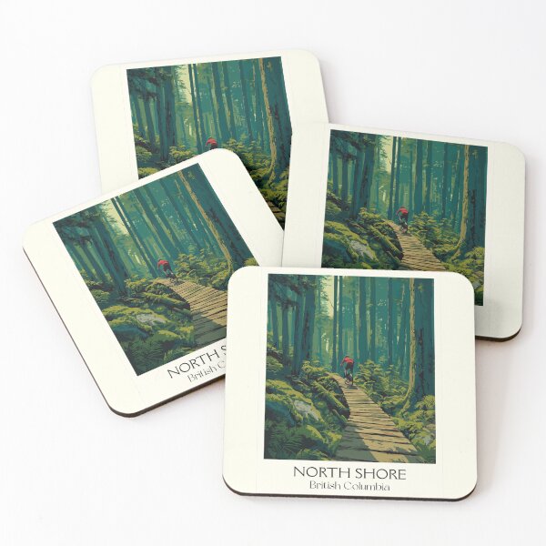 Item preview, North Shore Vancouver BC | Mountain Forest Trail Art designed and sold by TuncGK.