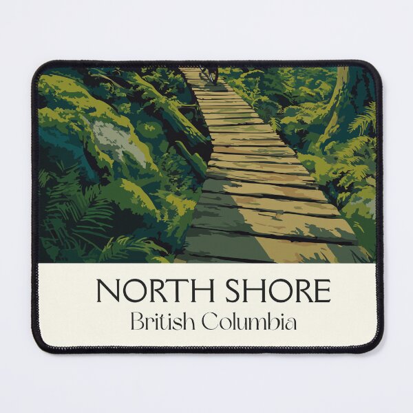 Item preview, North Shore Vancouver BC | Mountain Forest Trail Art designed and sold by TuncGK.