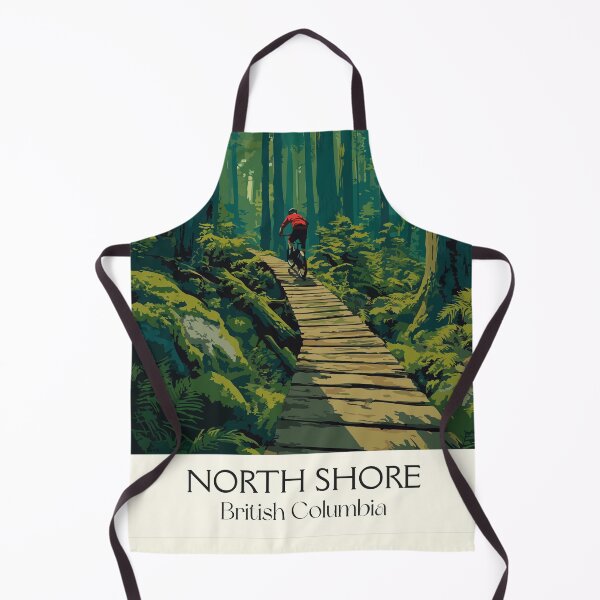 Item preview, North Shore Vancouver BC | Mountain Forest Trail Art designed and sold by TuncGK.
