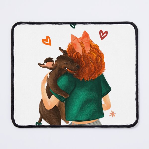 Item preview, Just a girl with her lovely dog designed and sold by CaseMastery.