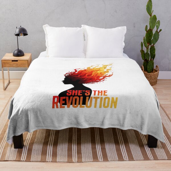 Item preview, She’s The Revolution – Feminist Empowerment Graphic Tee designed and sold by Egyptian king ⭐⭐⭐⭐⭐.