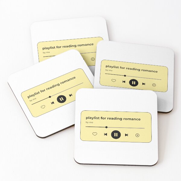 Item preview, playlist for reading romance (music player) (light yellow version) designed and sold by Hi-kari.