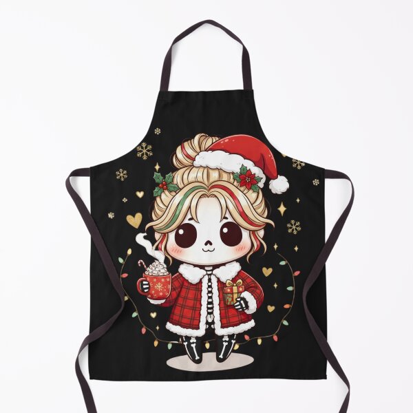 Item preview, Cozy Christmas Skeleton Girl | Cute Kawaii Chibi Skeleton Holiday Design designed and sold by ColorSplash123.