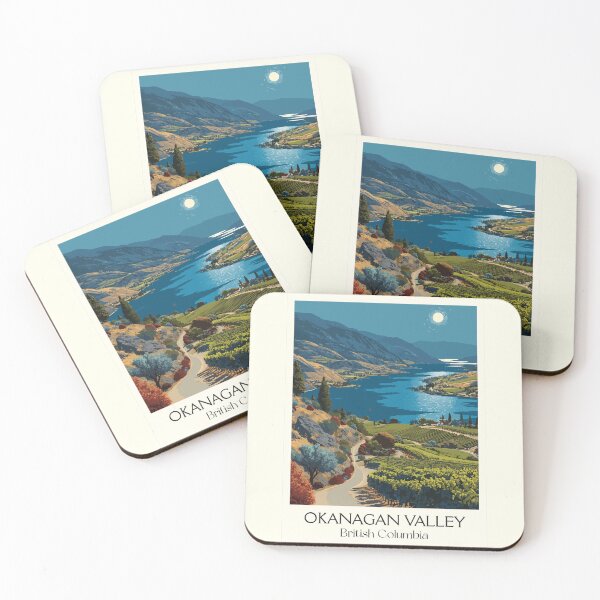 Item preview, Okanagan Valley BC | Wine Country and Lake Scenery Art designed and sold by TuncGK.