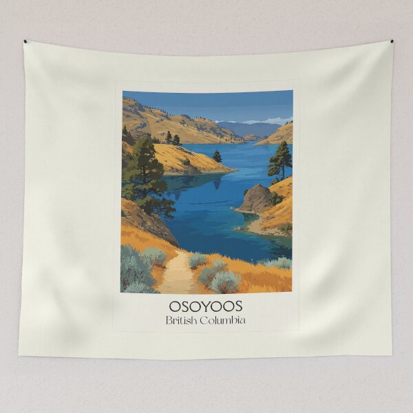 Item preview, Osoyoos British Columbia | Canada's Only Desert Art Print designed and sold by TuncGK.