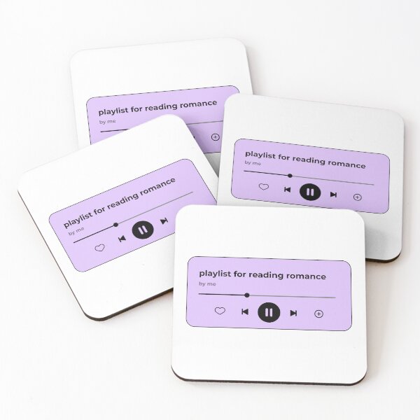 Item preview, playlist for reading romance (music player) (lavender purple version) designed and sold by Hi-kari.