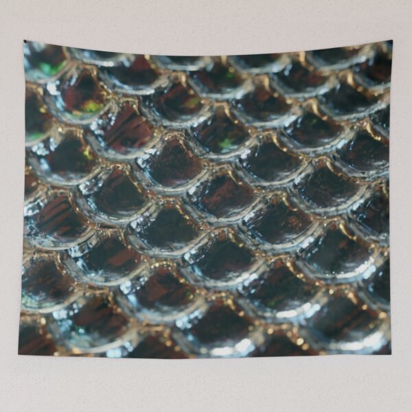 Item preview, Shiny Chrome, Dragon Scales, Very Close, Ultra, Realistic, Photo, Multicolor, Glossy, Shiny, Shiny Chrome, Metallic Metal, 3D Rendering designed and sold by gulka8.