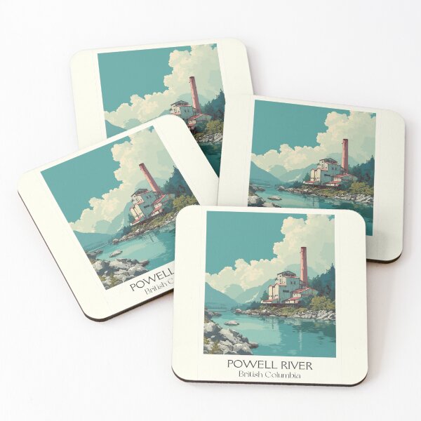 Item preview, Powell River British Columbia | Sunshine Coast Scenery Art designed and sold by TuncGK.