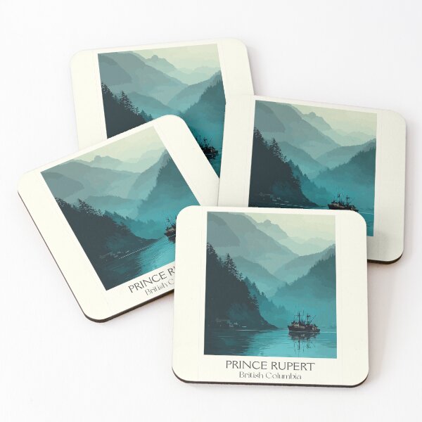 Item preview, Prince Rupert British Columbia | Misty Northern Port Art designed and sold by TuncGK.