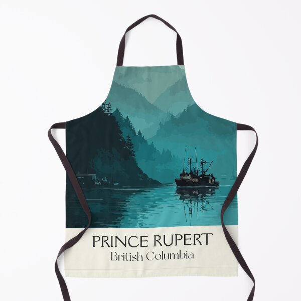 Item preview, Prince Rupert British Columbia | Misty Northern Port Art designed and sold by TuncGK.