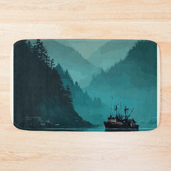Item preview, Prince Rupert British Columbia | Misty Northern Port Art designed and sold by TuncGK.
