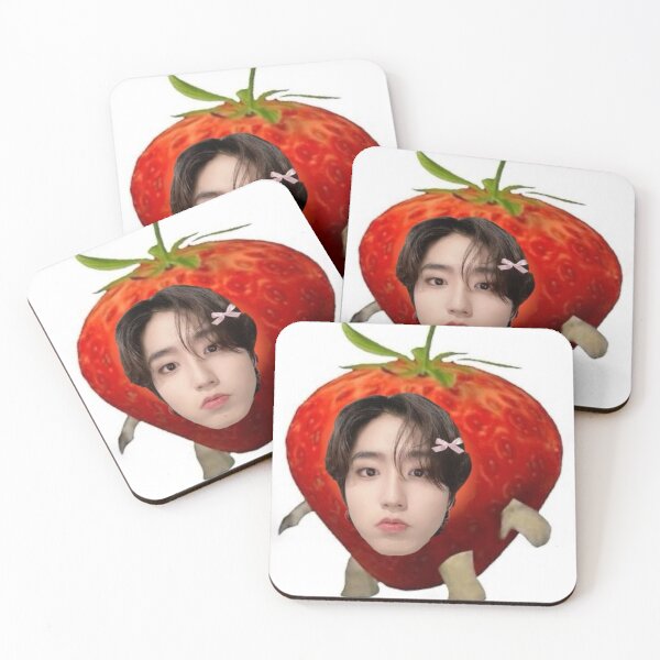 Item preview, Han Jisung Strawberry  designed and sold by STAYQuokkashop.