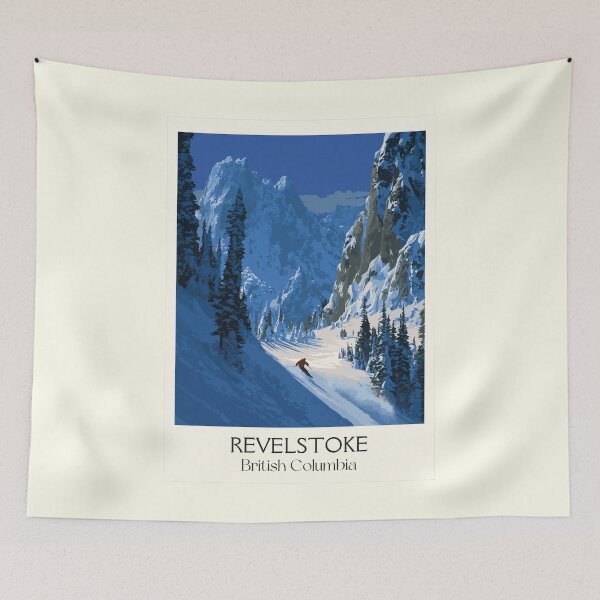 Item preview, Revelstoke British Columbia | Selkirk Mountain Powder Art designed and sold by TuncGK.