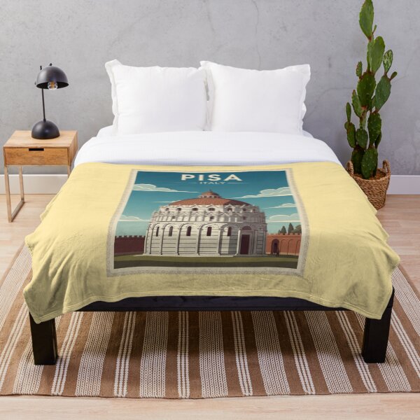 Item preview, Pisa Vintage Travel Art - Baptistery - Italy designed and sold by Wanderprintt.