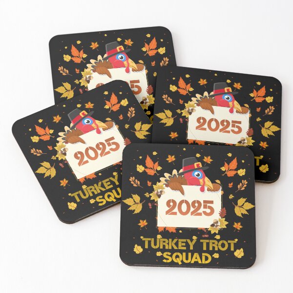 Item preview, Turkey Trot Squad 2025 - Pilgrim Hat Turkey Design designed and sold by PROPera-design.