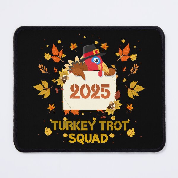 Item preview, Turkey Trot Squad 2025 - Pilgrim Hat Turkey Design designed and sold by PROPera-design.