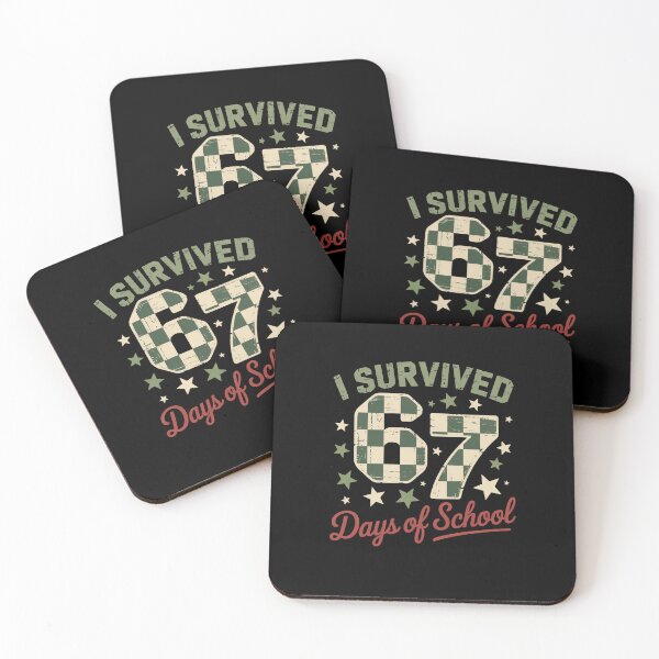 Item preview, I Survived 67 Days Of School Teachers Students Six designed and sold by Kcgarciaso.