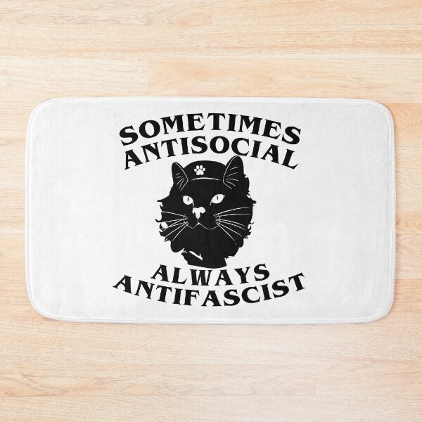 Item preview, Sometimes antisocial always antifascist designed and sold by remerasnerdas.