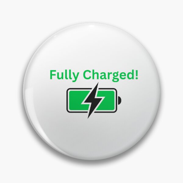 Item preview, Fully Charged! Positive energy battery design designed and sold by ArtByEwa.