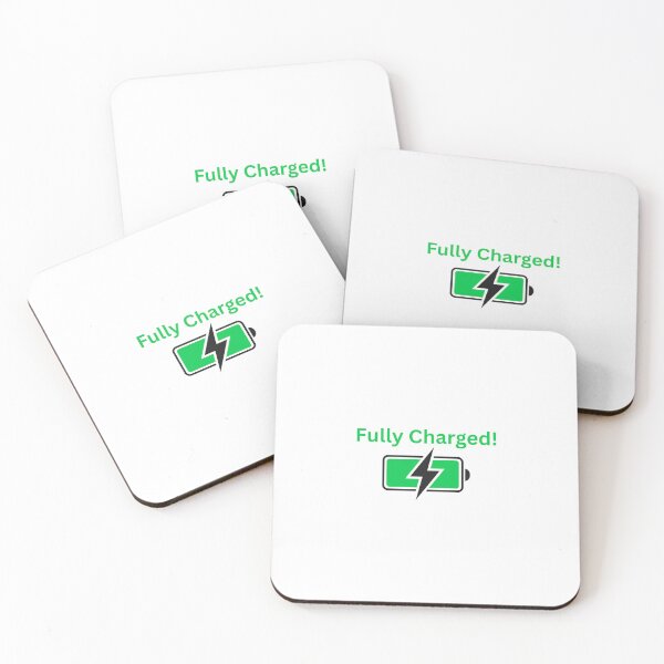 Item preview, Fully Charged! Positive energy battery design designed and sold by ArtByEwa.