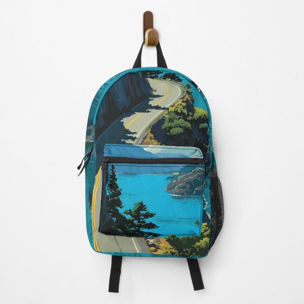 Item preview, Sea to Sky Highway BC | Coastal Mountain Drive Art Print designed and sold by TuncGK.