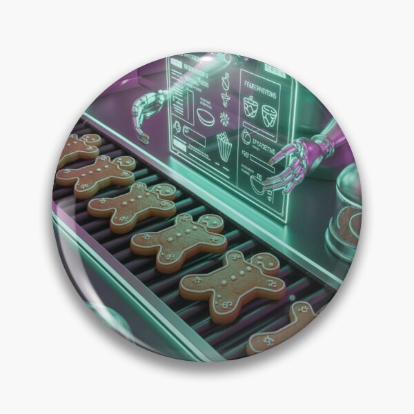 Item preview,  AI Gingerbread Factory designed and sold by McVrax.