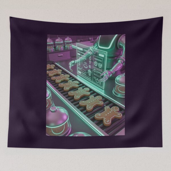 Item preview,  AI Gingerbread Factory designed and sold by McVrax.