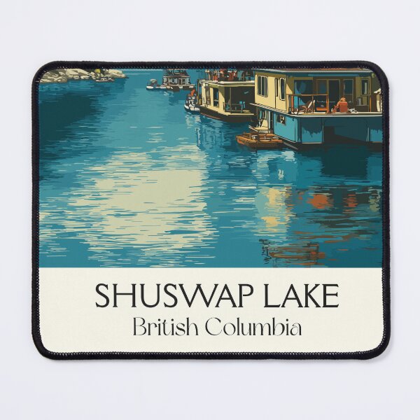 Item preview, Shuswap Lake British Columbia | Houseboating Paradise Art designed and sold by TuncGK.