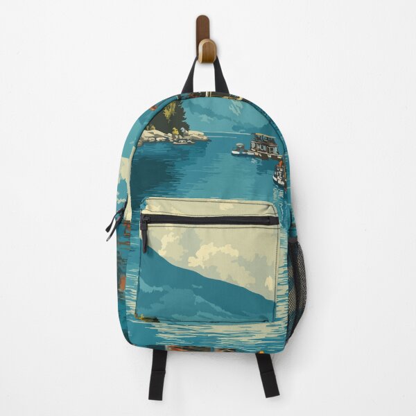 Item preview, Shuswap Lake British Columbia | Houseboating Paradise Art designed and sold by TuncGK.