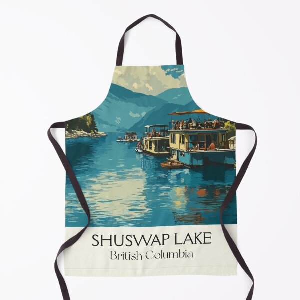 Item preview, Shuswap Lake British Columbia | Houseboating Paradise Art designed and sold by TuncGK.