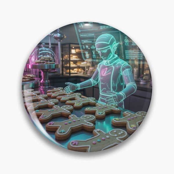 Item preview, AI Gingerbread Factory designed and sold by McVrax.