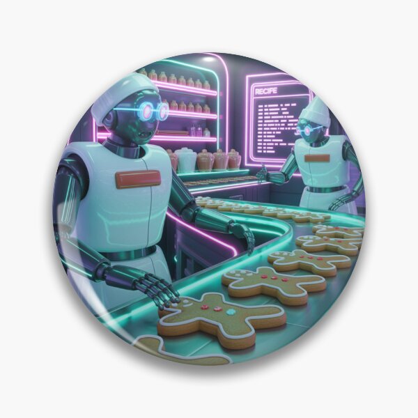 Item preview, AI Gingerbread Factory designed and sold by McVrax.