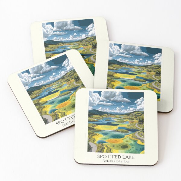 Item preview, Spotted Lake Osoyoos BC | Syilx Okanagan Sacred Site Art designed and sold by TuncGK.