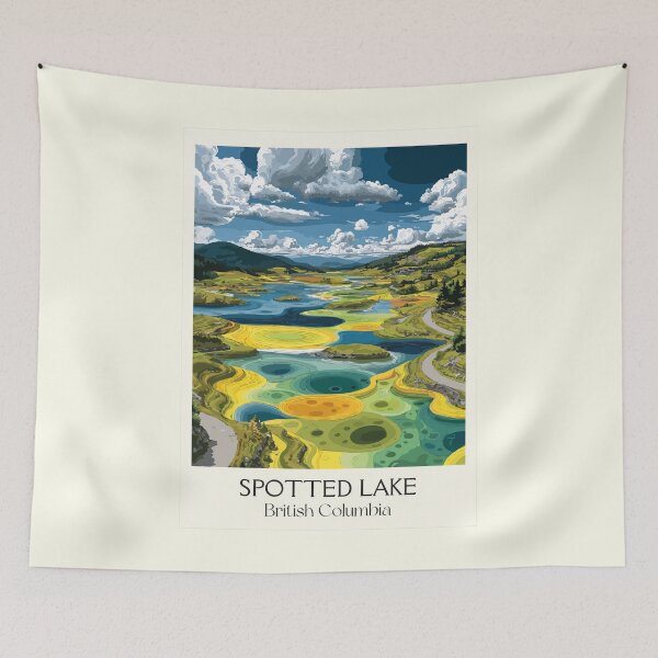 Item preview, Spotted Lake Osoyoos BC | Syilx Okanagan Sacred Site Art designed and sold by TuncGK.