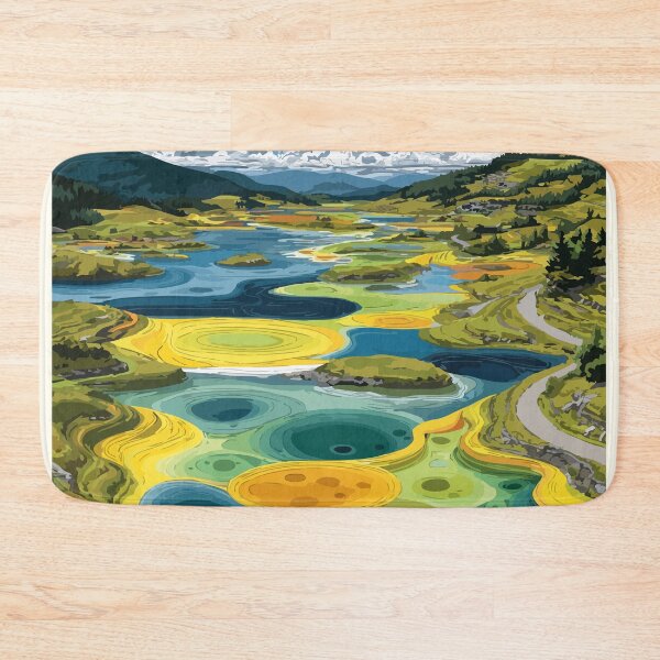 Item preview, Spotted Lake Osoyoos BC | Syilx Okanagan Sacred Site Art designed and sold by TuncGK.