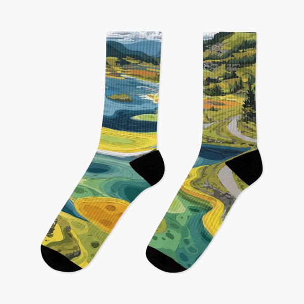 Item preview, Spotted Lake Osoyoos BC | Syilx Okanagan Sacred Site Art designed and sold by TuncGK.