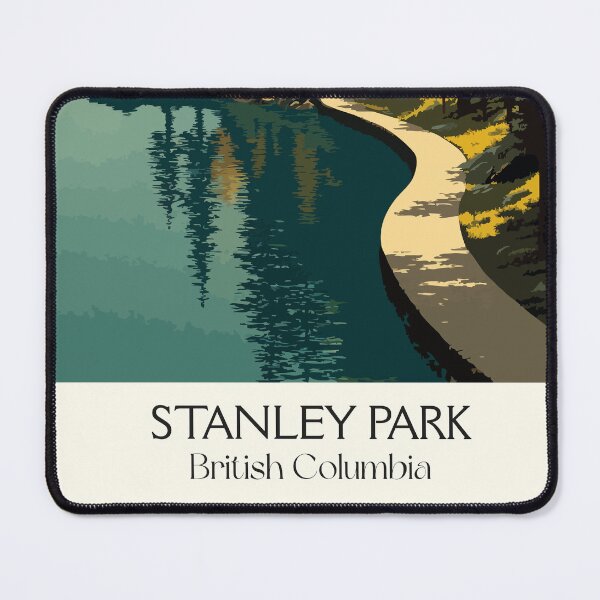 Item preview, Stanley Park Vancouver BC | Seawall & North Shore View Art designed and sold by TuncGK.